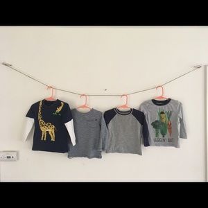 Lot of 2T boys long sleeve t-shirts